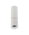 GU10 påbygningsspot - Hvid, Ø5,95cm, højde 19,7cm, IP20 indendørs, uden lyskilde