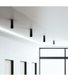 GU10 påbygningsspot - Sort, rund, aluminium, Ø5,95 x 19,7 cm, IP20 indendørs, uden lyskilde