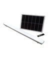 18W Solar LED Armatur - Udendørs, med Sensor og RF-kontrol, 3i1, IP65.