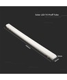 V-Tac 120cm armatur inkl. solcellepanel - 18W, CCT(3-i-1), Sensor, RF fjernbetjening, IP65 udendørs 