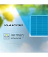 V-Tac 120cm armatur inkl. solcellepanel - 18W, CCT(3-i-1), Sensor, RF fjernbetjening, IP65 udendørs 