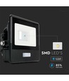 10W LED projektør - 6500K
