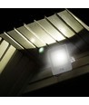 10W Projektør - PIR Sensor, Samsung Chip, 6500K, Hvid Hus