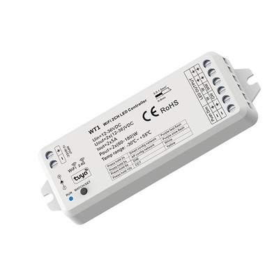 Se LEDlife rWave dæmper/CCT controller - Tuya Smart/Smart Life, Push-dim, 12V (60W), 24V (120W) hos MrPerfect.dk