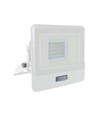 20W LED projektør med sensor, Samsung LED chip - IP65, hvid, kold hvid, udendørs, bevægelsessensor