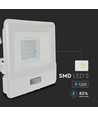 20W projektør - PIR Sensor, Samsung Chip, 1m Kabel, 4000K, Hvid hus