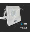 20W projektør - PIR Sensor, Samsung Chip, 1m Kabel, 4000K, Hvid hus