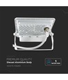 20W LED projektør med sensor, Samsung LED chip - 4000K, hvid, IP65, PIR sensor, udendørs