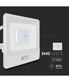30W projektør PIR sensor Samsung chip 1m kabel 6500K hvid hus