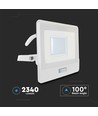 30W projektør PIR sensor Samsung chip 1m kabel 6500K hvid hus