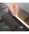 5m 4W/m LED strip, RA90 - 24V, 200lm/W, 90 LED pr. meter, IP20 indendørs