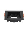 GU10 lampe - kvadrat, sort