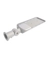 150W LED gadelampe med Samsung chip og sensor - 135lm/W, IP65, 4000K, grå, justerbar vinkel