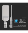 70W LED gadelampe med Samsung chip - 110lm/W, 6500K, kold hvid, grå aluminium, IP65
