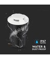 1W LED nedgravningsspot - Lys 3000K, Hvid