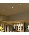 20W Samsung LED indbygningspanel - 1600lm, Ø16cm, sort kant, varm hvid, 5 års garanti