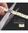204 LED Stribe Lys 17W/m - 6400K, IP20, 5m/rulle
