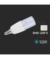 E14 7,5W LED pære - T37, Samsung LED chip, 660lm, varm hvid