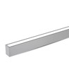 120cm 40W LED lysskinne, sølv, Samsung chip - UGR19, 1-10V dæmpbar, 5 års garanti, kan sammenbygges