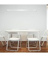120cm 40W LED lysskinne, sølv, Samsung chip - UGR19, 1-10V dæmpbar, 5 års garanti, kan sammenbygges