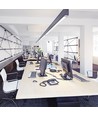 40W LED lineært pendelarmatur, sort - Samsung LED chip, 4000K, 120cm, 5 års garanti