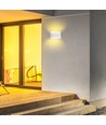 10W LED væglampe med op/ned lys - Bridgelux chip, IP54, hvid, 4000K
