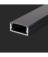 Monteringssæt - LED-strip, 2000x23,5x10mm, Sort