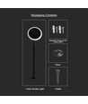 2 stk. 3W LED solcelle havelampe - IP65, 2-i-1 spyd eller fod, højdejusterbar 42-80cm, sort/hvid, inkl. batteri