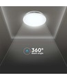 40W LED designer loftslampe - 4000lm, 3-i-1 CCT, dæmpbar med fjernbetjening, Ø39,5cm, Wave cover
