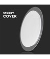 40W Designer Dome LED loftslampe - Ø40cm, CCT farveskift, dæmpbar, stjernehimmeleffekt, inkl. fjernbetjening
