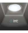 40W Designer Dome LED loftslampe - Ø40cm, CCT farveskift, dæmpbar, stjernehimmeleffekt, inkl. fjernbetjening