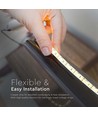 5m 18W/m LED strip, 120 LED pr. meter - 12V, IP20, SMD5730