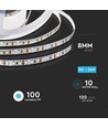 120 LED strip lys 8W/m - 6500K, IP20, 24V, Dobbelt PCB, 10m/rulle