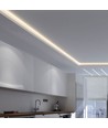 5m 13W/m COB-LED strip, RA90 - 24V, IP20, 512 LED pr. meter, 3000K