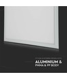 60x60 LED panel, 29W - 137lm/W, 6400K, hvid kant, IP20 indendørs