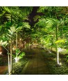 12W LED havespot med spyd - Grå, IP65 udendørs, 3000K