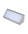 12W LED udendørs væglampe - IP65, grå, 1250lm, 4000K, oblique design