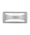 12W LED Bulkhead væglampe - IP65, 3000K, grå, 230x110mm, inkl. lyskilde