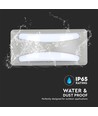 12W LED Bulkhead væglampe - IP65, 3000K, grå, 230x110mm, inkl. lyskilde