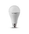 B22 15W LED pære - A65, Samsung LED chip, erstatter 100W, 200 grader, hvid plast
