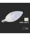 4,5W LED kertepære E14 - 6500K