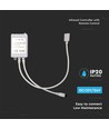 RGB+CCT controller med fjernbetjening - 12V/24V, 28 knapper, 10A, til LED strips