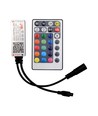 WiFi RGB+CCT LED controller - 12V/24V, 5 kanaler, inkl. fjernbetjening, virker med Google Home