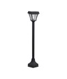 2W LED solcelle havelampe med spyd - Sort, 3-i-1 CCT, bevægelsessensor, IP65, højde 93cm, aluminium