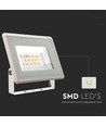 10W LED projektør, hvid - IP65, 750lm, 4000K, udendørs