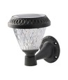 0,8W Solara LED væglampe med sensor og solcelle - CCT, RF fjernbetjening, IP44, sort, 16x23 cm