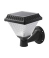 0,8W Solara LED væglampe med solcelle og fjernbetjening - CCT, IP44, sort, inkl. sensor