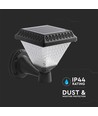 0,8W Solara LED væglampe med solcelle og fjernbetjening - CCT, IP44, sort, inkl. sensor