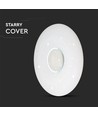 60W Designer loftslampe med fjernbetjening - 150lm/W, CCT, dæmpbar, stjernehimmel, rund cover