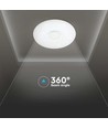 60W Designer loftslampe med fjernbetjening - 150lm/W, CCT, dæmpbar, stjernehimmel, rund cover